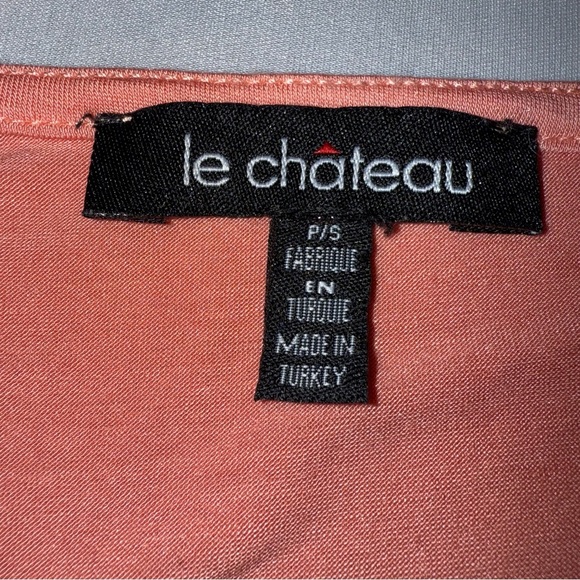 Le Chateau Tank Top Orange Bead Sequins Embellishments Sleeveless Women’s Sz S - Picture 9 of 10